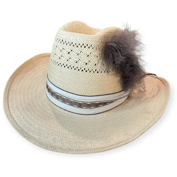 NWOT Hard Woven Lanning Belleville Cowboy Hat main image 5